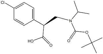 (S)-3-[(叔丁氧基羰基)(异丙基)氨基]-2-(4-氯苯基)丙酸