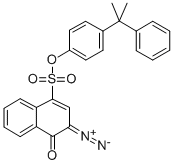 4-(1-Methyl-1-phenylethyl)phenyl 3-Diazo-3,4-dihydro-4-oxo-1-naphthalenesulfonate